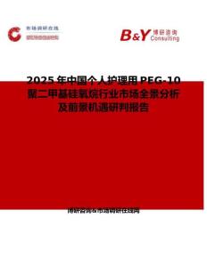 2025年中國個人護(hù)理用PEG-10聚二甲基硅氧烷行業(yè)市場全景分析及前景機(jī)遇研判報告