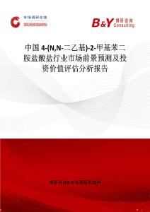 中國4-(NN-二乙基)-2-甲基苯二胺鹽酸鹽行業市場前景預測及投資價值評估分析報告