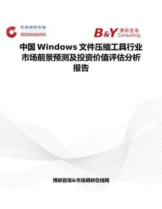 中國Windows文件壓縮工具行業市場前景預測及投資價值評估分析報告
