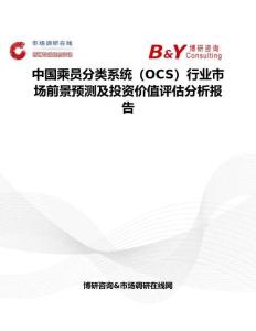 中國乘員分類系統（OCS）行業市場前景預測及投資價值評估分析報告