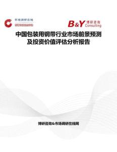 中國包裝用鋼帶行業市場前景預測及投資價值評估分析報告