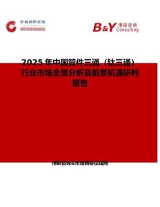 2025年中國(guó)管件三通（鈦三通）行業(yè)市場(chǎng)全景分析及前景機(jī)遇研判報(bào)告