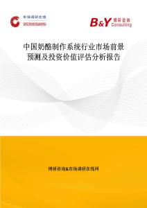 中國奶酪制作系統(tǒng)行業(yè)市場前景預測及投資價值評估分析報告