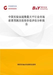 中國實驗室超微量天平行業市場前景預測及投資價值評估分析報告