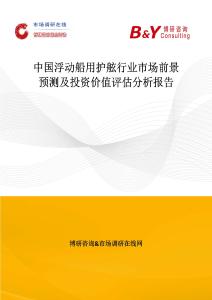 中國浮動船用護舷行業(yè)市場前景預(yù)測及投資價值評估分析報告