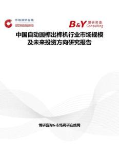 中國自動圓榫出榫機行業市場規模及未來投資方向研究報告