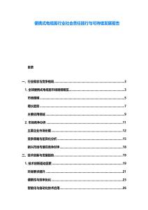 便攜式電纜剪行業(yè)社會責(zé)任踐行與可持續(xù)發(fā)展報告