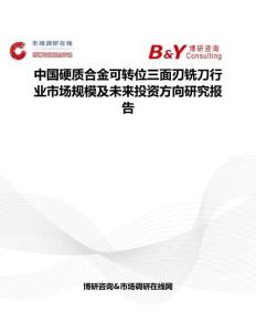中國(guó)硬質(zhì)合金可轉(zhuǎn)位三面刃銑刀行業(yè)市場(chǎng)規(guī)模及未來(lái)投資方向研究報(bào)告