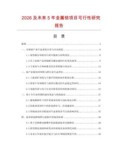 2026及未來5年金屬銥項目可行性研究報告