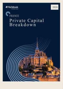 PitchBook-2026年法國私人資本細分 FRANCE Private Capital Breakdown