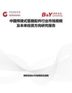 中國焊接式管路配件行業市場規模及未來投資方向研究報告