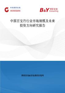 中國百寶丹行業市場規模及未來投資方向研究報告