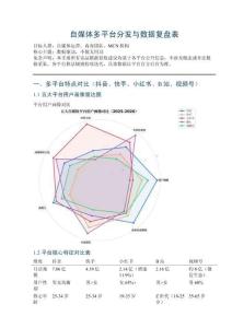 自媒體多平臺分發(fā)與數(shù)據(jù)復(fù)盤表