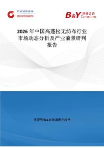 2026年中國高蓬松無紡布行業(yè)市場(chǎng)動(dòng)態(tài)分析及產(chǎn)業(yè)前景研判報(bào)告
