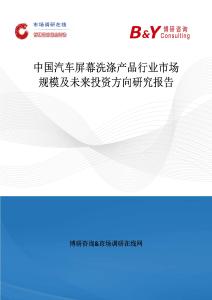 中國汽車屏幕洗滌產品行業市場規模及未來投資方向研究報告