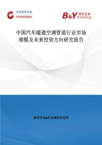 中國汽車暖通空調管道行業市場規模及未來投資方向研究報告