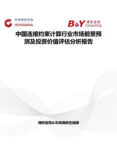 中国连接约束计算行业市场前景预测及投资价值评估分析报告