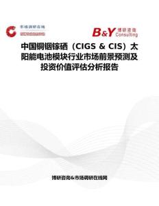 中国铜铟镓硒（CIGS & CIS）太阳能电池模块行业市场前景预测及投资价值评估分析报告