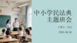 中小學民法典主題班會