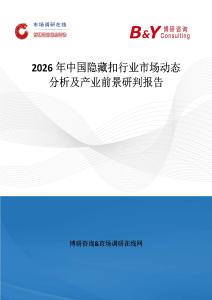 2026年中國隱藏扣行業市場動態分析及產業前景研判報告