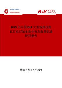 2025年中國DLP大型場地投影儀行業市場全景分析及前景機遇研判報告
