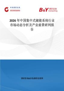 2026年中國集中式儲能系統行業市場動態分析及產業前景研判報告
