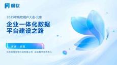 帆软：企业一体化数据：平台建设之路