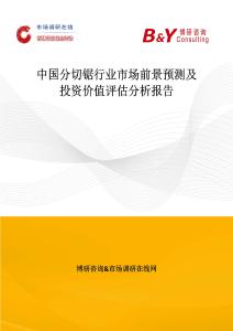 中國分切鋸行業市場前景預測及投資價值評估分析報告