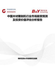 中国木材雕刻机行业市场前景预测及投资价值评估分析报告