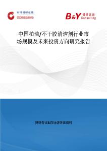 中國柏油 不干膠清潔劑行業市場規模及未來投資方向研究報告