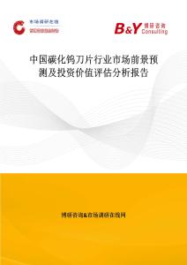中國碳化鎢刀片行業市場前景預測及投資價值評估分析報告