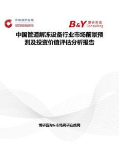 中國管道解凍設(shè)備行業(yè)市場前景預(yù)測及投資價(jià)值評估分析報(bào)告