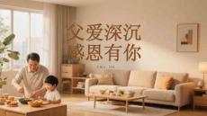 父爱深沉感恩有你