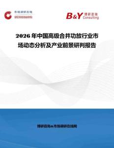 2026年中國高級合并功放行業(yè)市場動態(tài)分析及產(chǎn)業(yè)前景研判報告