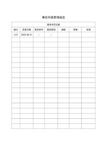事態(tài)升級(jí)管理規(guī)定