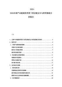 2025-2030全球產(chǎn)業(yè)鏈重構(gòu)背景下供應(yīng)鏈安全與轉(zhuǎn)型策略分析報(bào)告