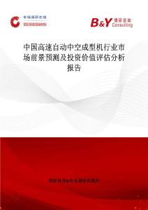 中國高速自動中空成型機行業市場前景預測及投資價值評估分析報告