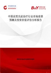 中国高雪氏症治疗行业市场前景预测及投资价值评估分析报告