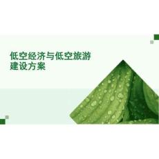 2026年低空经济与低空旅游建设方案【27页PPT】新版