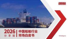 2026年中国船舶行业市场白皮书
