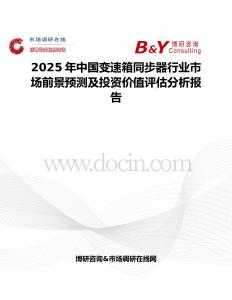 2025年中國變速箱同步器行業市場前景預測及投資價值評估分析報告