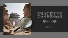 文物保护技术专业文物检测就业前景
