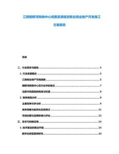 江西銅鑼灣購物中心閑置資源規劃聯合商業地產開發施工方案報告