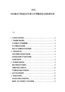 2025-2030偏光片制造技術(shù)升級與可穿戴設(shè)備市場拓展分析