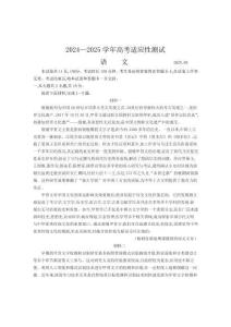 2025年北京市大興區精華學校高三高考三模考試語文試卷含答案