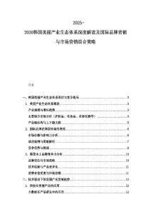 2025-2030韓國美麗產業生態體系深度解讀及國際品牌營銷與市場營銷組合策略