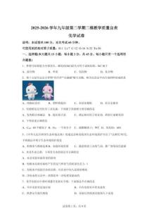 2026年廣東東莞市南城區九年級下學期二?；瘜W試卷（含答案）