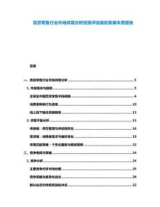 百貨零售行業(yè)市場(chǎng)供需分析投資評(píng)估規(guī)劃發(fā)展本質(zhì)報(bào)告