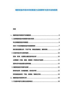 橡膠輪胎市場未來發展潛力全面解析與資本流向指南
