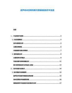 超聲納米控釋肉眼尺度錨鏈旋具手術進退